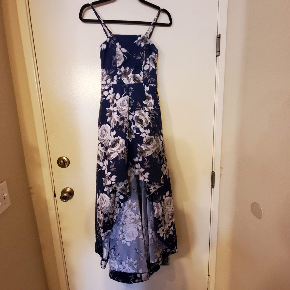 High-Low Spaghetti Strap Dress